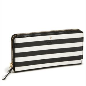 Kate Spade Harrison Street Stripe Lacey Wallet